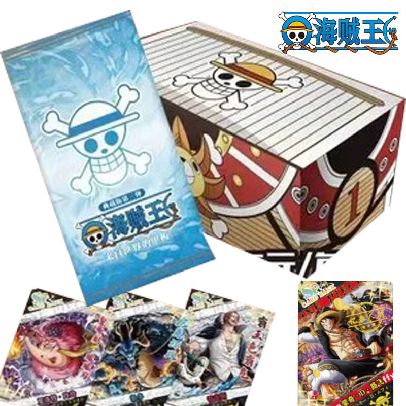 One Piece Cards Collector's Edition Luffy Nami Chopper Christmas Themed Exquisite Special Edition Diamond Cards Kids Toys Gifts