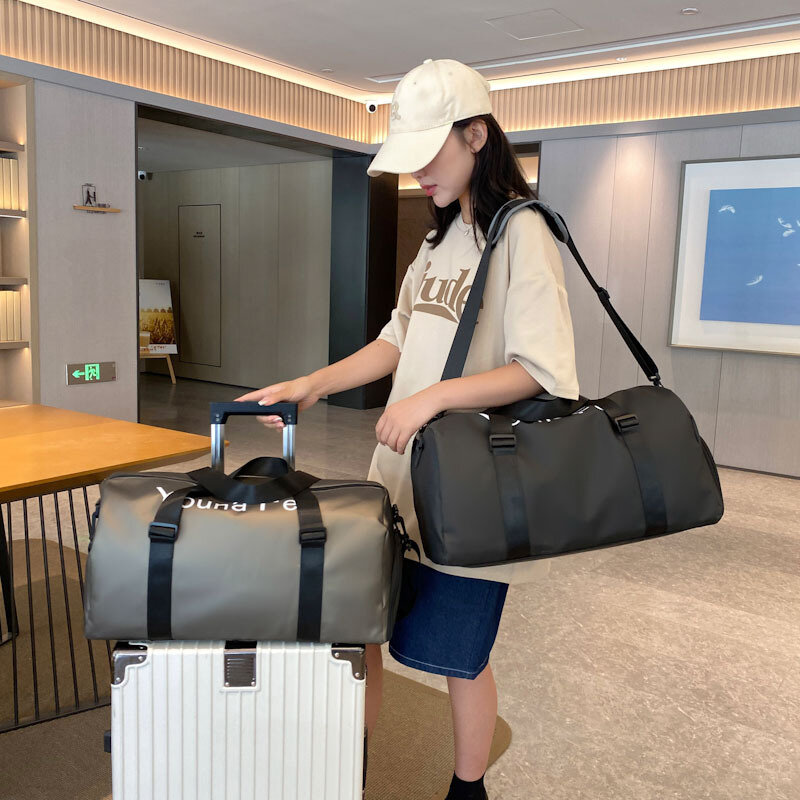 Large Capacity Waterproof Travel Bag Luggage Handbag Women Yoga Fitness Shoulder Bag Outdoor Sports Gym Bag Female Crossbody Bag