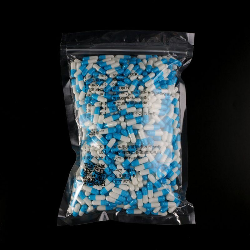 Empty Gelatin Capsules Size0 Gel Capsules 1000Count for Pill Capsules Empty Gel