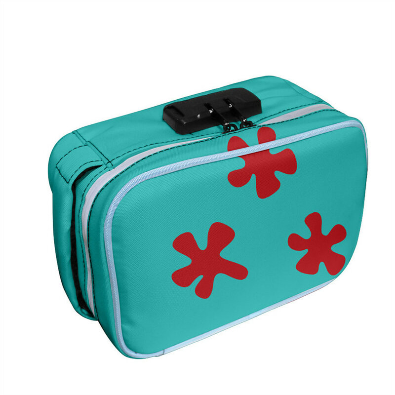 3D 애니메이션 패트릭 스타 가방, 옥스포드 방수 방습 및 냄새 방지 비밀번호 잠금, 활성탄 보관 가방