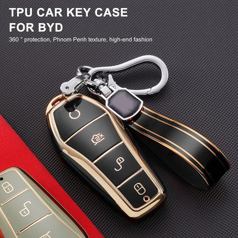 For BYD ATTO 3 Key Case Silicone Key Fashion Key Case Cute Key Case Atto3 Key Case For BYD Key Case