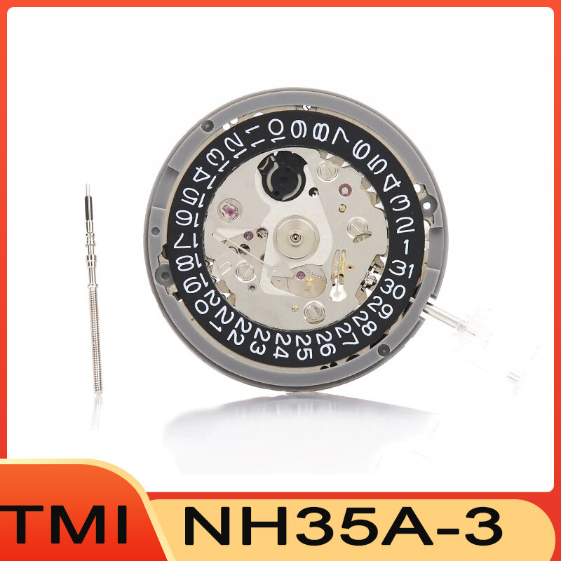Seiko Automatic Mechanical Movement Watch, Peças novas originais do Japão, NH35A