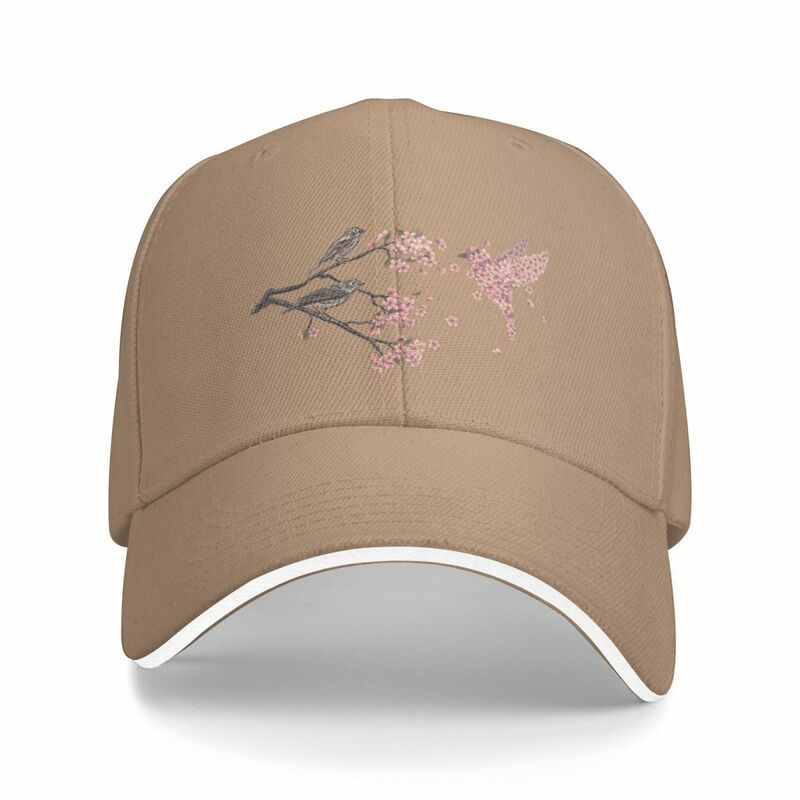 Blossom BirdBucket gorra de béisbol, sombrero de talla grande, gorra de béisbol para hombre y mujer