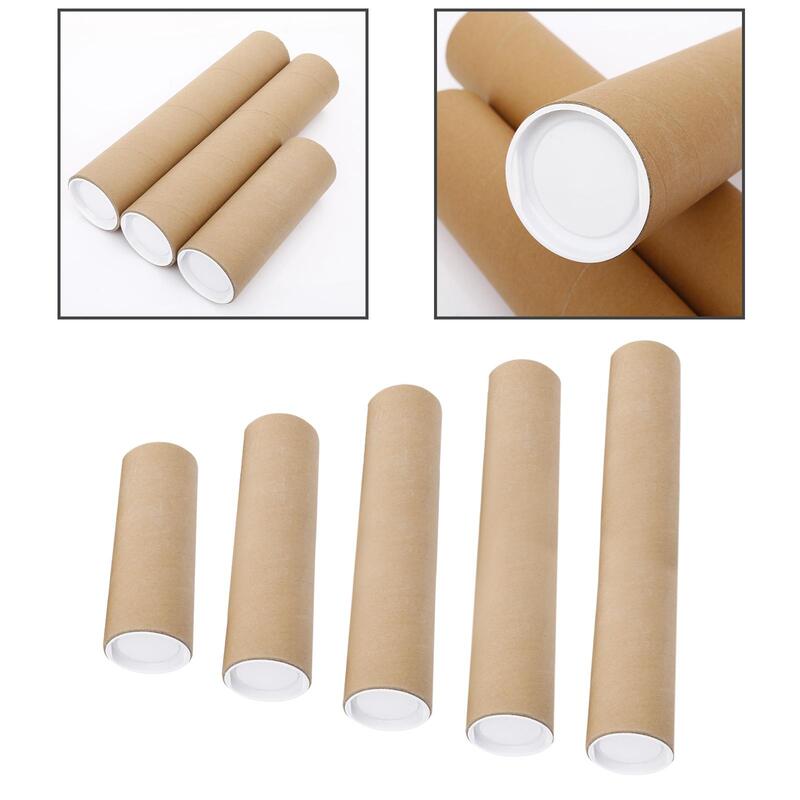 Cardboard Poster Tubes for Mailing Protector Tube Postal Tube Packaging for Art Shipping