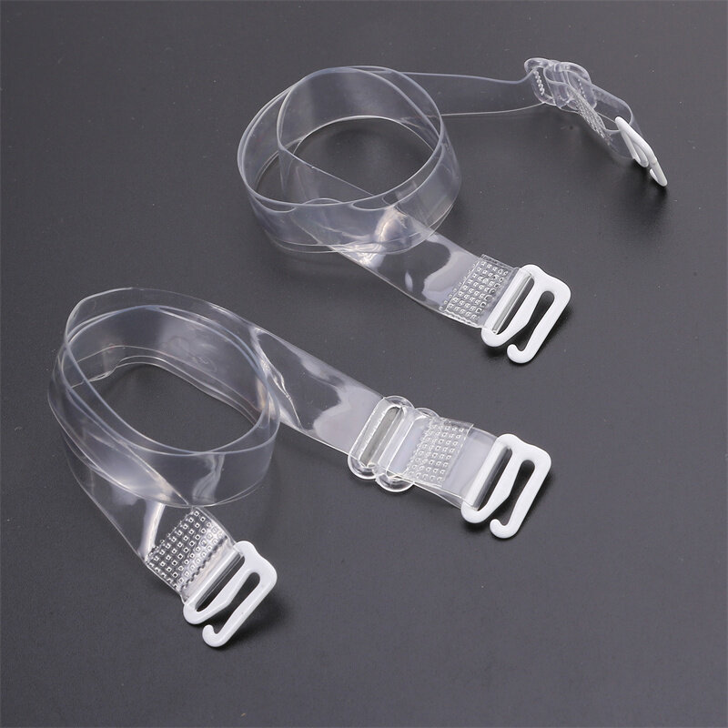 Cinghie del reggiseno invisibili trasparente staccabile regolare la tracolla donna elastico in Silicone reggiseno cintura accessori intimo