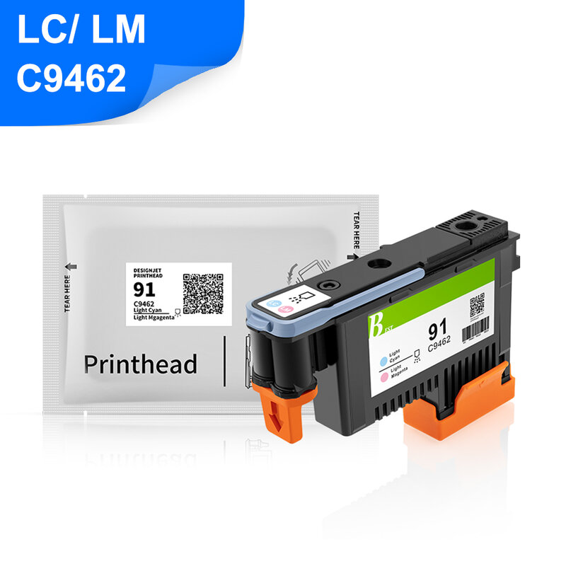 Cabeça de impressão para impressora HP, cabeça de impressão para HP Designjet Z6100, Z6100ps, C9460A, C9461A, C9462A, C9463A, 91