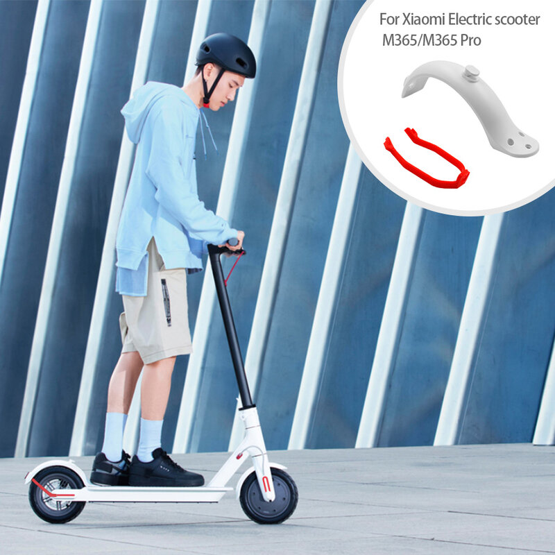 Guardabarros para patinete eléctrico Xiaomi Mijia MI M365 1S M187 Pro, guardabarros con luz trasera, guardabarros delantero y trasero, KIT de tornillo