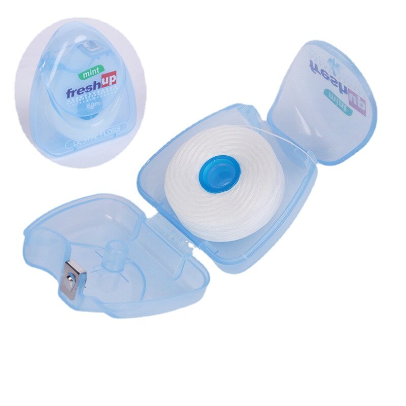 Hilo Dental de 50M, Kit de higiene bucal, cuidado bucal, limpieza Dental, accesorios