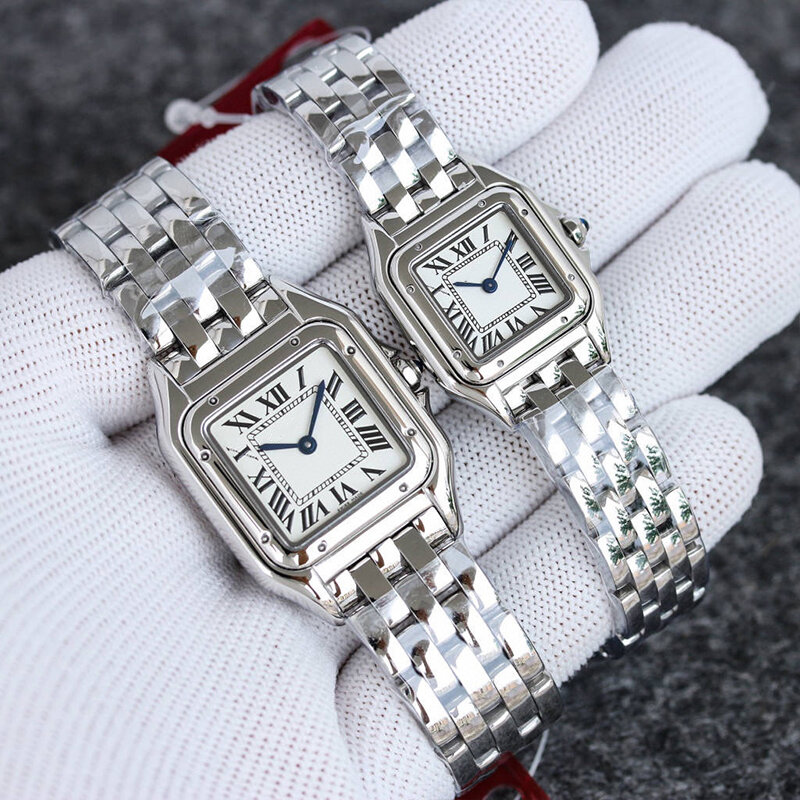 Designer Vintage Gold Canon Stahl Diamant Quarzuhr Damen neue Uhr Mode All-in-One wasserdichte Uhr Geschenk Party