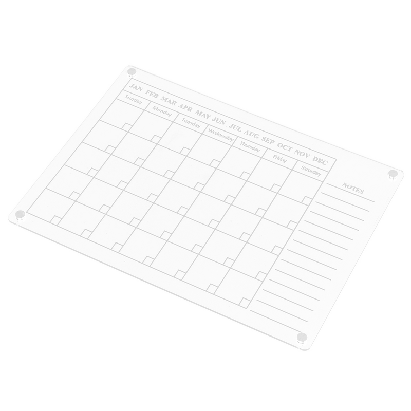Kalender papan kulkas kulkas akrilik kulkas kalender papan perencanaan papan putih untuk kulkas rumah perencana dapur