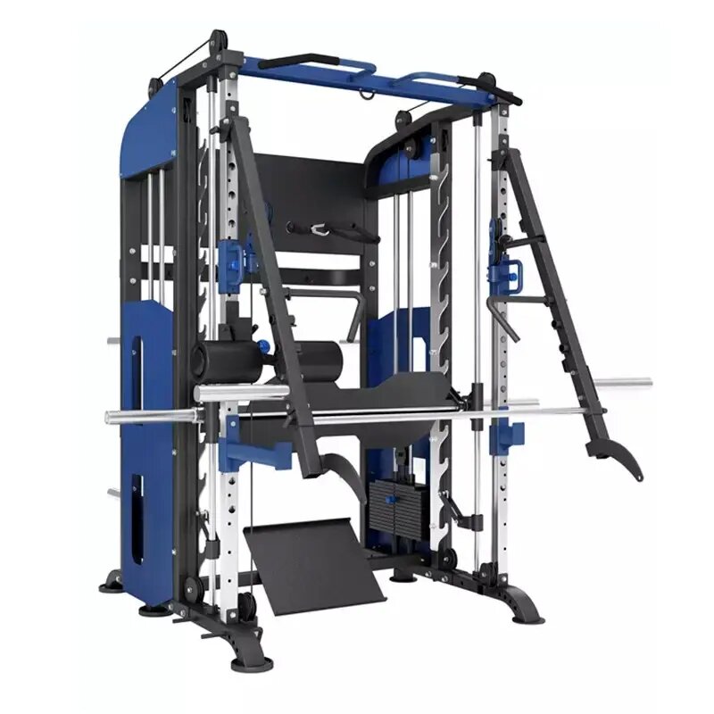 Wholesale Fitness Sports Center Equipment Home Gym Exercise Comprehensive Trainer Multifunction Smith Machine With Weight Stack
