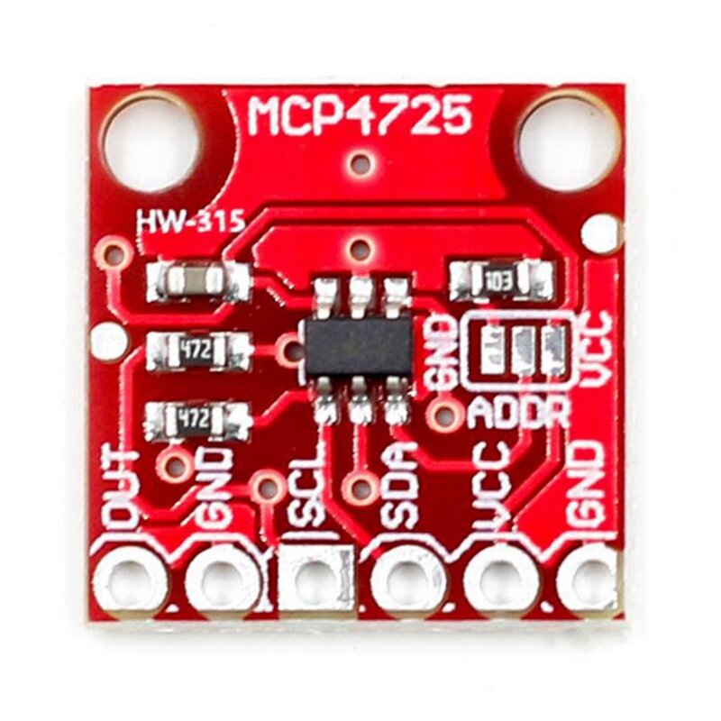 MCP4725 I2C DAC modul konverter Digital Digital untuk Analong EEPROM papan pengembangan UNTUK Arduino mudah digunakan