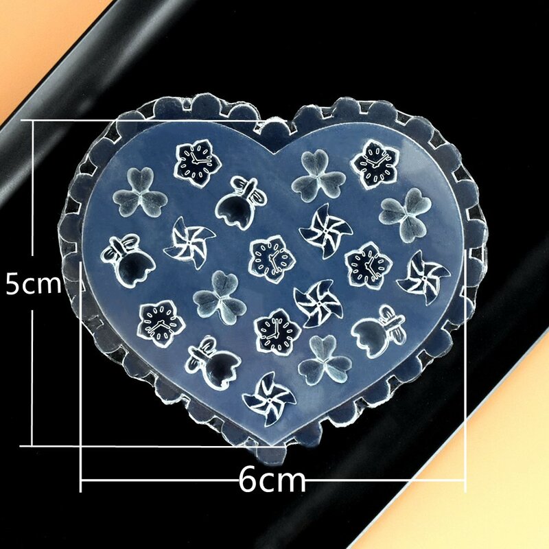 SNASAN skrzydełka kwiatki z kokardkami księżycowa gwiazda silikonowa forma do urody zdobienia paznokci DIY narzędzie do rękodzieła małe koraliki forma do gliny polimerowej