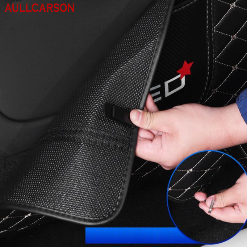 Per Chery Exeed VX in pelle Anti-Child-Kick Pad Car impermeabile sedile posteriore Protector Cover fango custodia accessori interni
