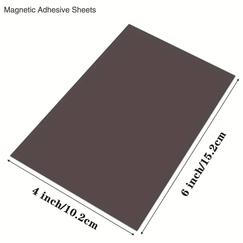 ESHANG-Feuilles Magnétiques Imprimables Non Adhésives A4, 8.3x11.7 Pouces, Optique Magnétique, Papier Photo Brcorporelle pour Jet d'Encre Prquinze, 5 Feuilles