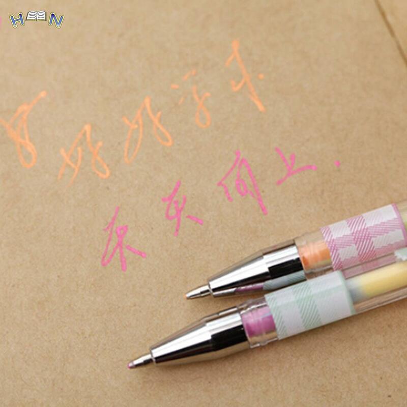 Cambia penna carta vernice fluorescente penne matite pennarelli da scrittura evidenziatori penne evidenziatori pittura per bambini forniture per ufficio