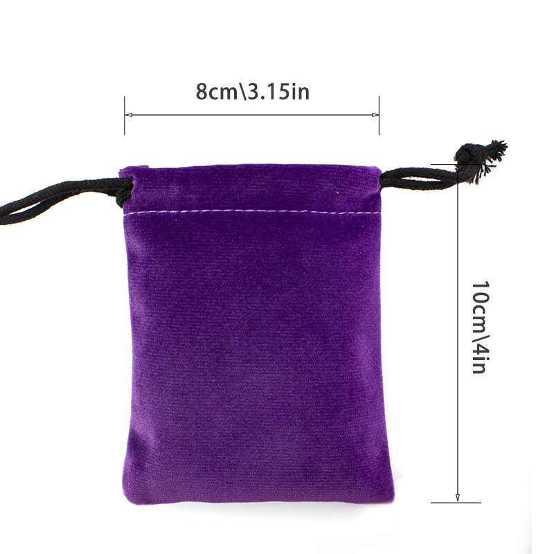 Multi Color Velvet Bag Jewelry Packing Velvet Drawstring Pouches Jewelry Gift Bags Display Chain Ring Packing Bags As Gift 1pcs