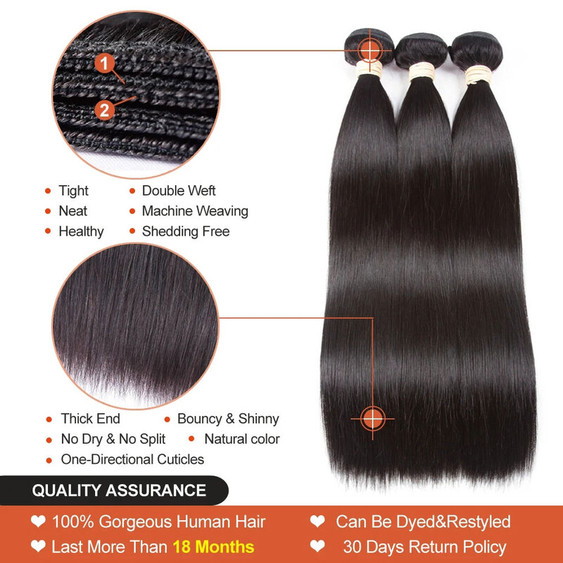 12a Braziliaanse Bot Steil Haar Bundels Groothandel Goedkope Natuurlijke Kleur 100% Maagdelijke Human Hair Extensions Voor Zwarte Vrouwen