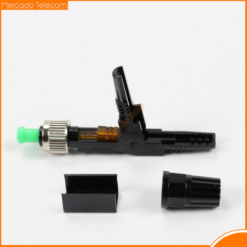 New FTTH Embedded FC/APC Optical Fiber Quick Connector Telecom Quick Connector Cold Assembly
