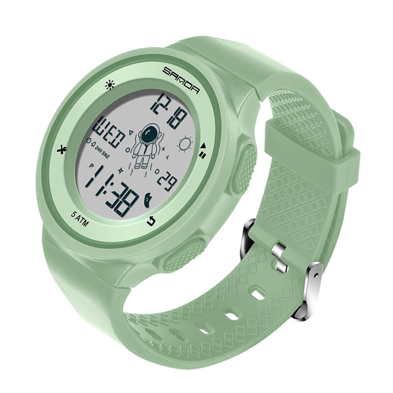 Montre-bracelet de sport étanche à affichage numérique pour hommes et femmes, horloge de haute qualité, 50m