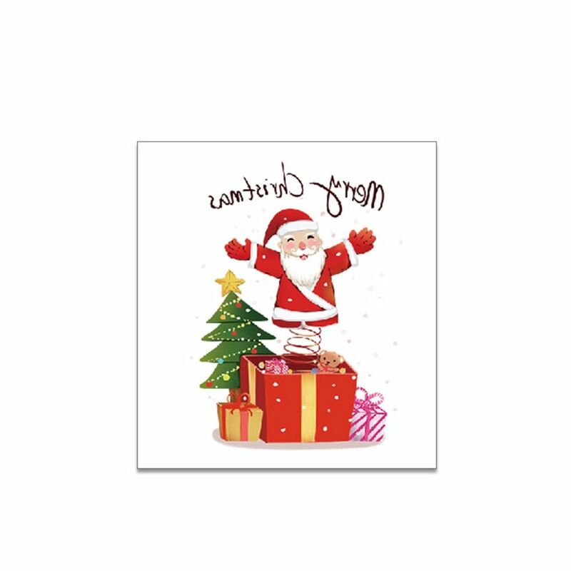 20 Stuks Waterdichte Kerst Tijdelijke Tattoo Stickers Sneeuwman Santa Claus Nep Tattoo Sticker Langdurige Cartoon