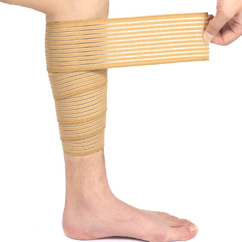 Support Compression Sports Gym Relief Pain Sport Protection Bandage Calf Elastic Bandage Bike Leg Warmers Thigh Sleeve