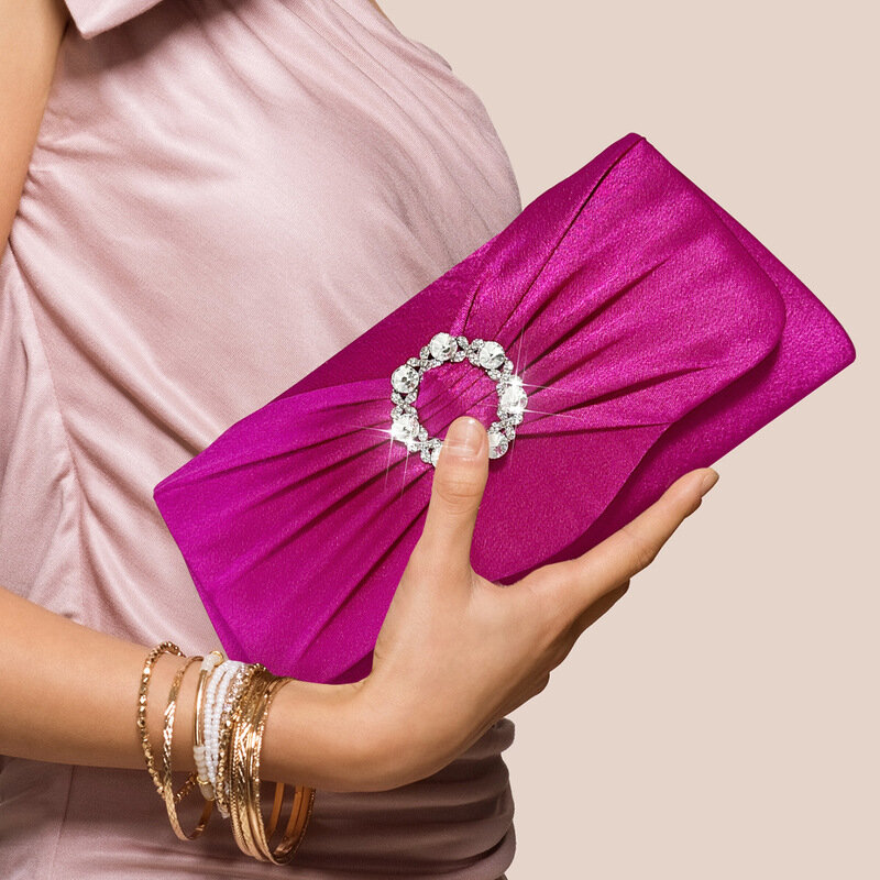 حقيبة سهرة مجوفة ماسية فاخرة للنساء ، حقيبة سلسلة مأدبة زهور ، محفظة كرة للحفلات ، حقيبة يد للزفاف
