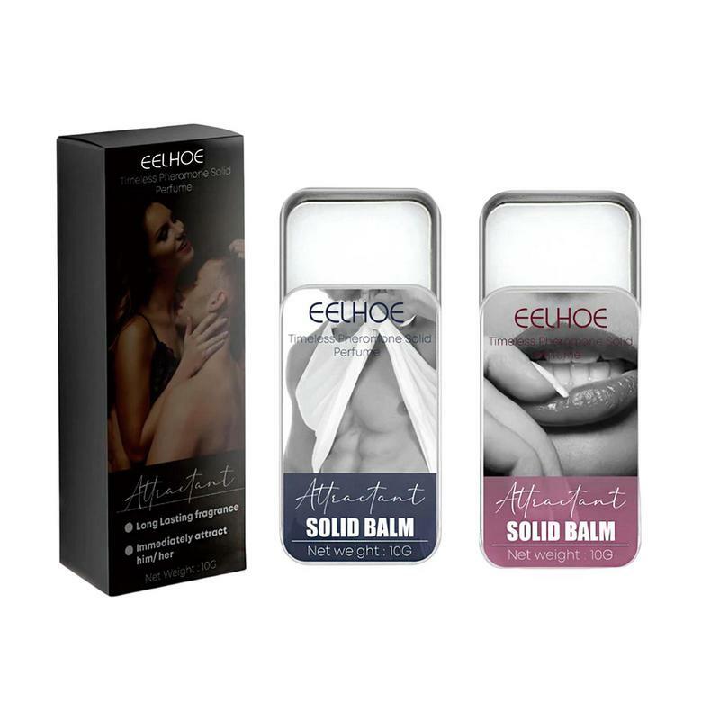 Men And Women Pheromone Cologne Solid Perfume Long-lasting Natural Fragrance Deodorant Portable Pocket Fragrance Balm Gift