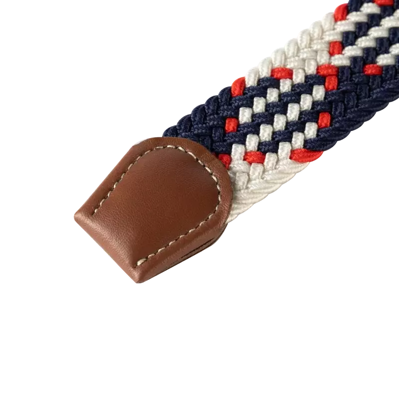 Cinturón informal tejido de tela elástica Unisex, hebilla de Pin expandible, lona elástica trenzada, cinturón de ocio Simple y elegante para hombres y mujeres