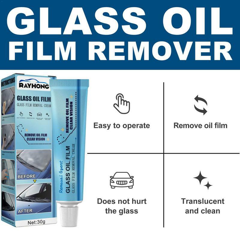 1pcs Car Glass Film Removal Cream Oil Film Remover Car Cleaning Paste Windscreen Cleaner Wiper Car Windshield Window Cleaner