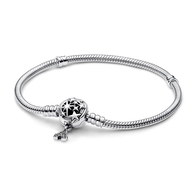 2023 New Fashion bracelet Snake Bone Chain Fit Moment Charm Diy Fashion Jewelry For Women Bracelet  Birthday Gifts Makinig  Love