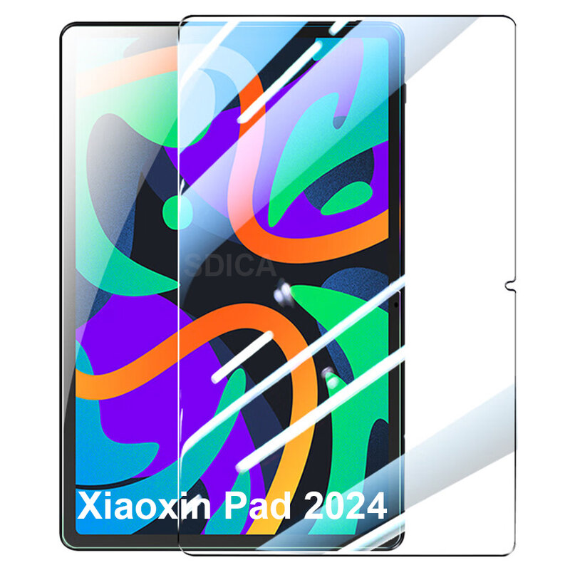 Tela de vidro temperado para Lenovo Tablet, Anti Scratch, película protetora clara, Xiaoxin Pad, 11 polegadas, 9H, 2024