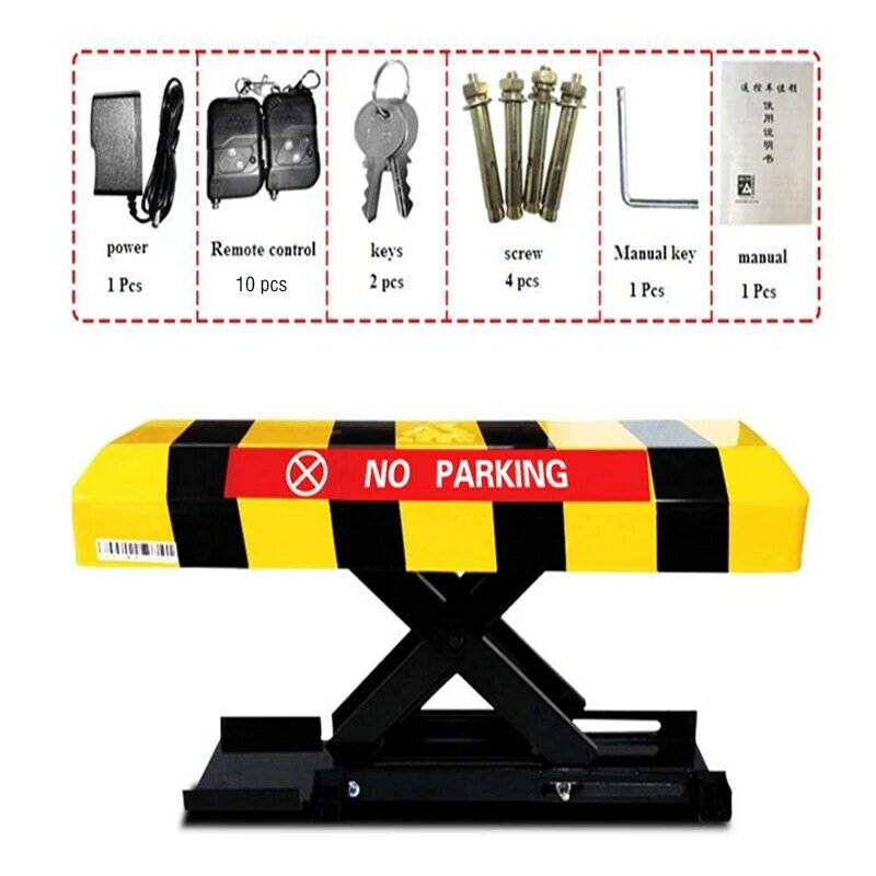 KinJoin With 10 remote controls Automatical Intelligent Car Parking Barrier