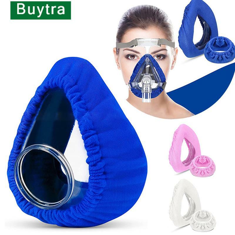 1PC wkładki do maski CPAP dla maski na całą twarz odprowadzanie wilgoci, zmniejszająca ciśnienie, zwiększające komfort, zmywalne, pokrowiec bawełniany