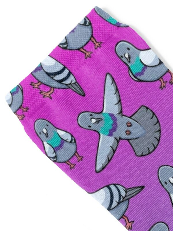 Hübsche Tauben Socken benutzer definierte Neujahr Thermal Mann Winter Kinder Socken männliche Frauen
