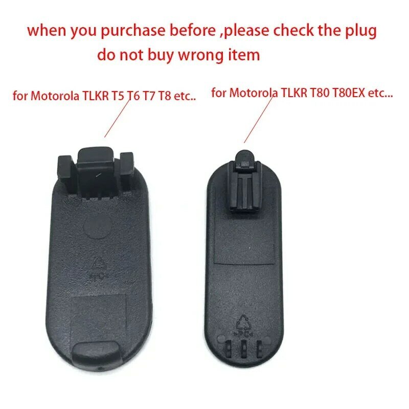 10 pz Motorola batteria Clip da cintura posteriore Clip in vita per TLKR T5 T6 T7 T8 T4 T40 T50 T60 T82EX T82-EXTREME T80 T80EX T60 T82 Radio