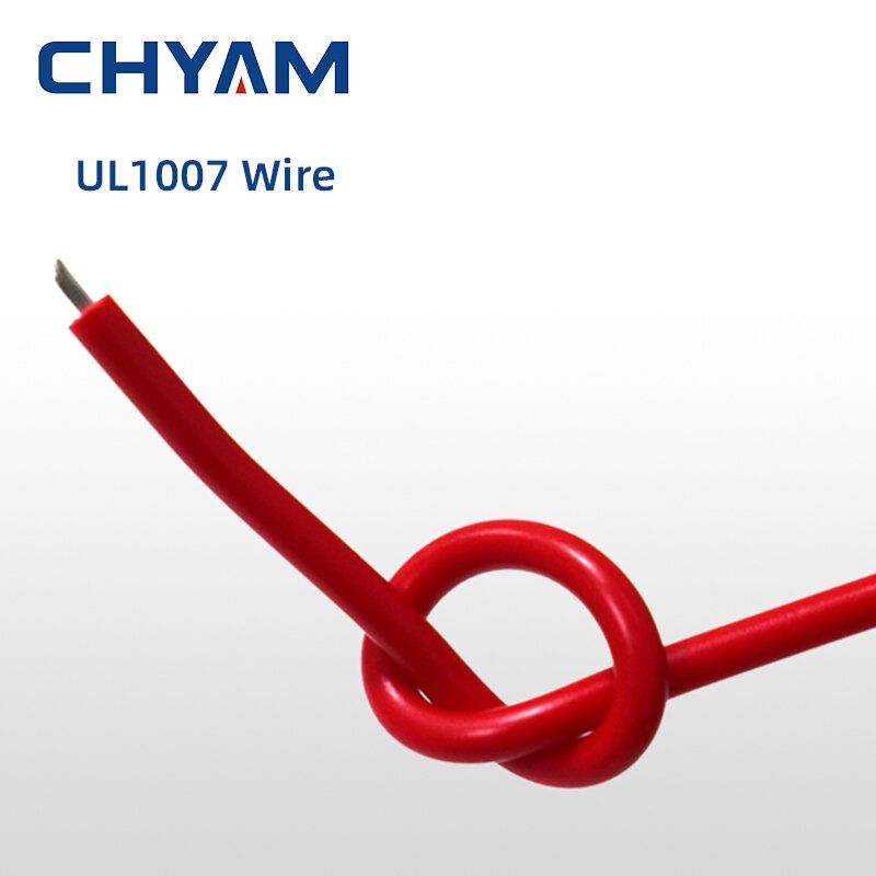 Cable electrónico de PVC UL1007, 5 metros, 24AWG, 26, 28, 30, 22AWG, 18awg, 16AWG