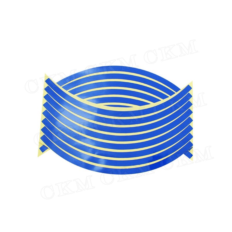 Safe Wheel Sticker Reflective Rim Stripe Tape Bike Motorcycle Stickers For Wheels of 14 inches,17 inches or 18 inches Stickers