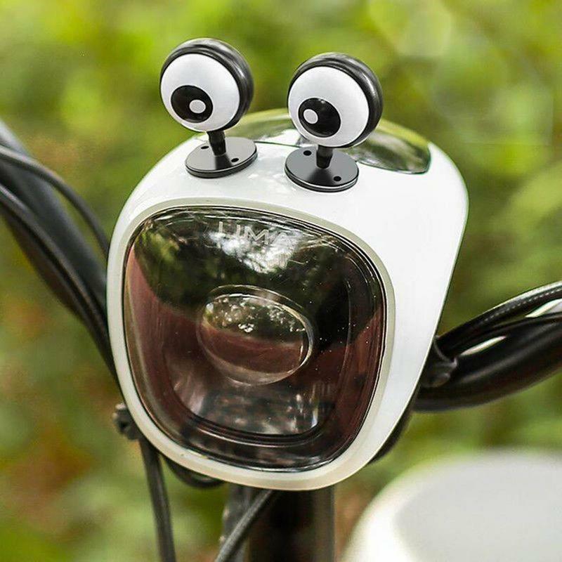 Elektryczna ozdoba do kaski motocyklowe samochodu z akumulatorem oka mała dekoracja z wisiorków lalka elektryczna dekoracja z charakterem samochodu