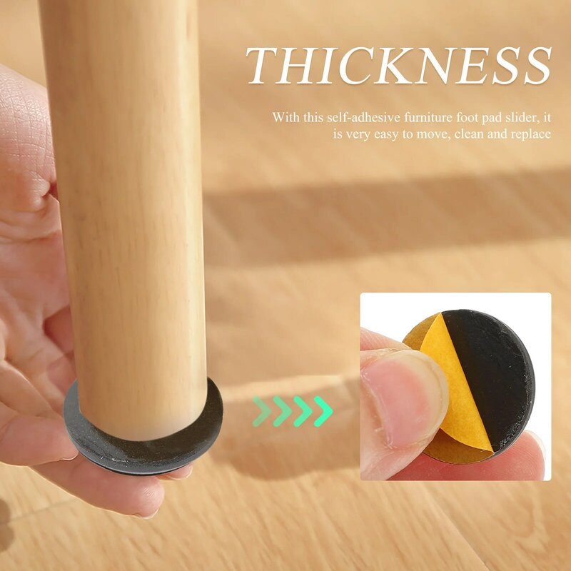 19mm Kitchen Appliance Sliders Floor Protective Furniture Slider Floor Anti-scratching Pads For Home Furniture Household