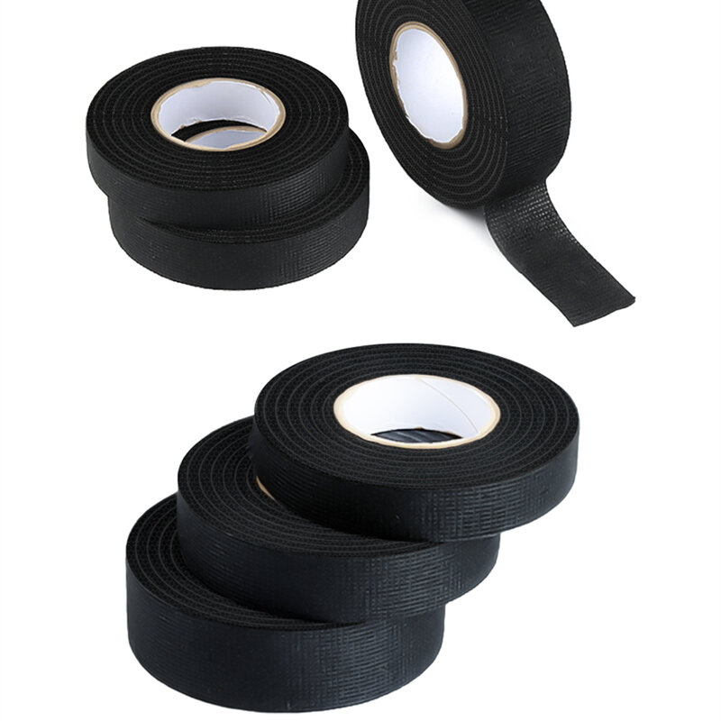 黒のベルベット配線,15m,30mm,25mm,19mm,15mm,9mm,難燃性,電気テープ,ファブリック配線,フラワーハーネス
