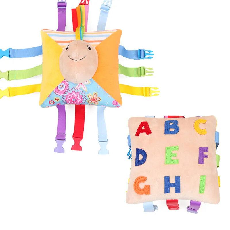 Basic Life Skill Training Botton Baby Drukke Board Speelgoed Peuters Sensorische Gesp Kussenactiviteit Speelgoed Voor Kinderen Educatief Geschenk