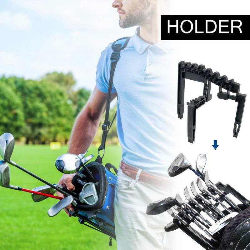 Golf Iron Holder For Bag Golf Bag Club Holder Organizer Holds 9 Iron Club Iron Holder Stacker Bags Organizer Golf Accessories