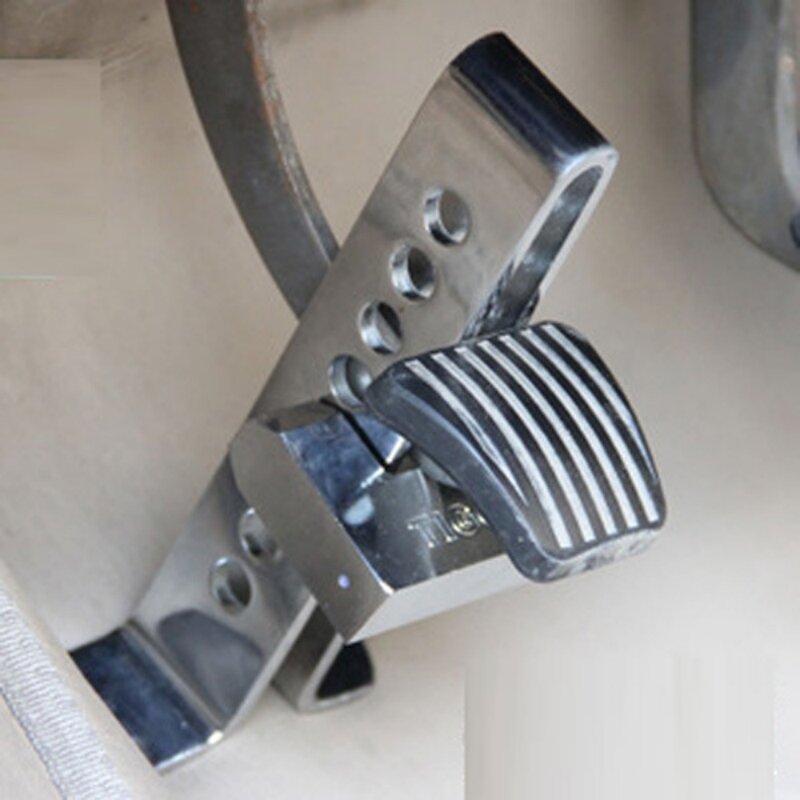 Kunci Pedal kopling rem mobil otomatis Universal baja tahan karat Solid anti-maling keamanan kuat untuk akselerator klep penutup mobil truk