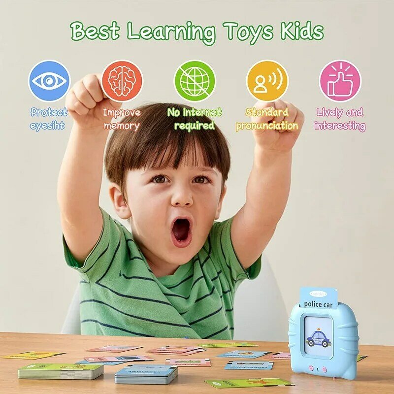 아이 장난감 플래시 카드 학습 장난감 2-6 유아를위한 교육 장난감 112Pcs 카드 224 단어 아이 유치원 장난감 생일 선물