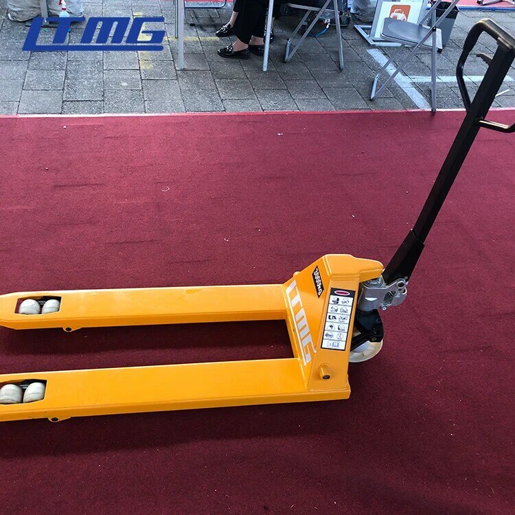 In stock 2ton hand pallet truck 2 ton 3ton manual hand forklift with import pump