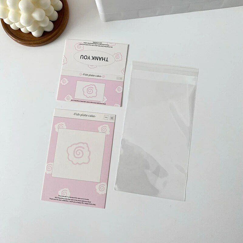 10PCS Ins Simple Card Head Packaging Material Paper Art Supplies DIY Gift Decoration Supplies Idol Cards Packaging Supplies