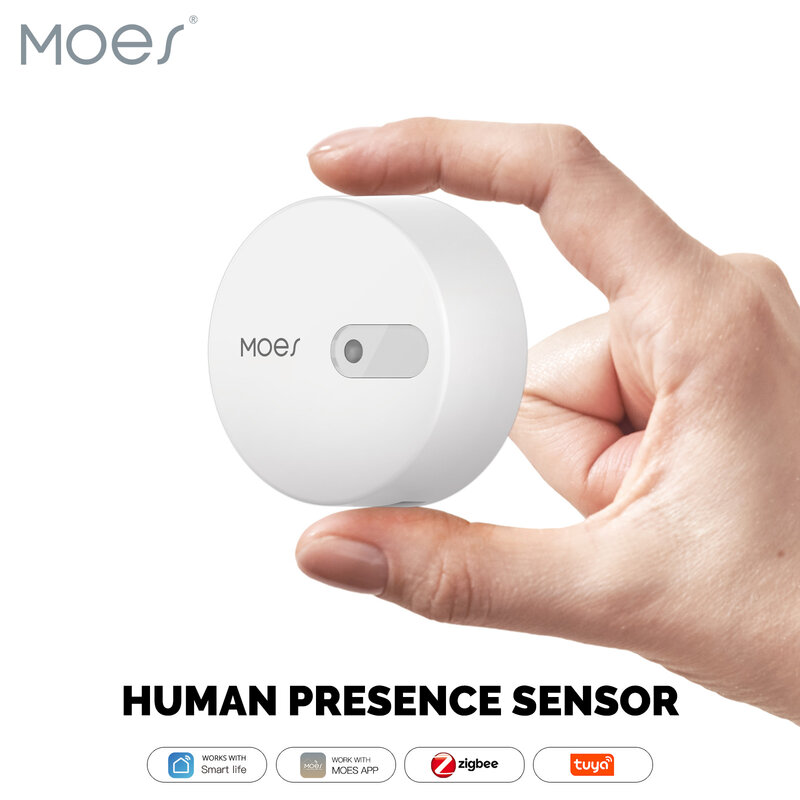 MOES ZigBee rilevatore di sensori di presenza umana sensore di rilevamento dell'onda Radar per la sicurezza domestica sensore di presenza del corpo umano intelligente Tuya