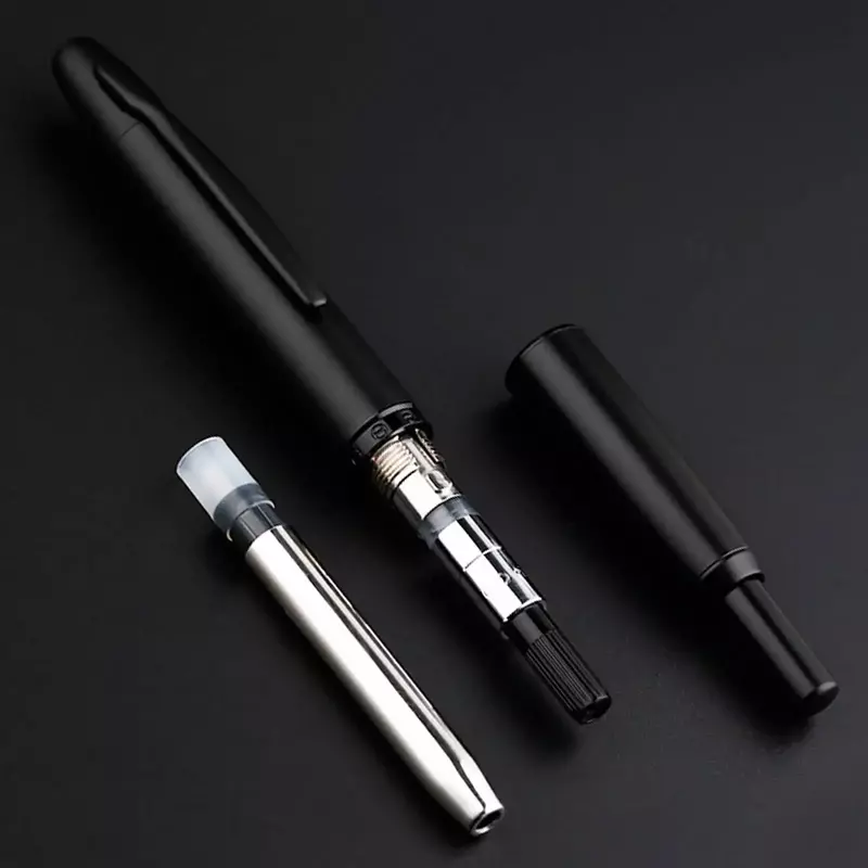 Majohn A1 Metal Press fountain pen Fish scale pattern design EF 0.4MM Nibs writing ink pens for school office supplies gifts pen