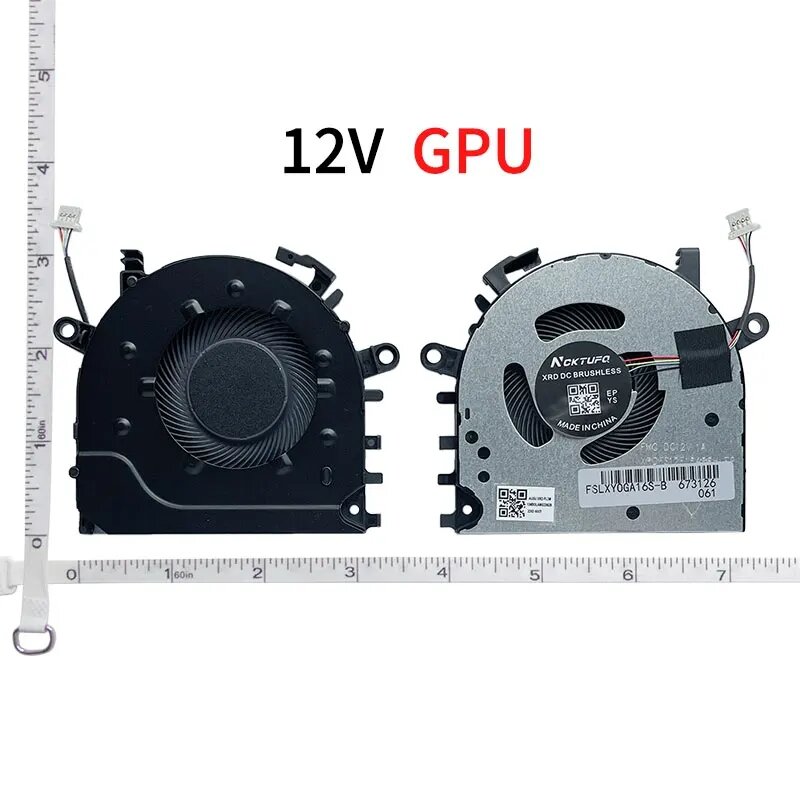 Ventilador de refrigeração portátil, CPU, 12V, para Lenovo Xiaoxin Pro 16 YOGA 16s 2021, DFSCL12E16486H FNRF DFSCK220105182H FNRG, Novo